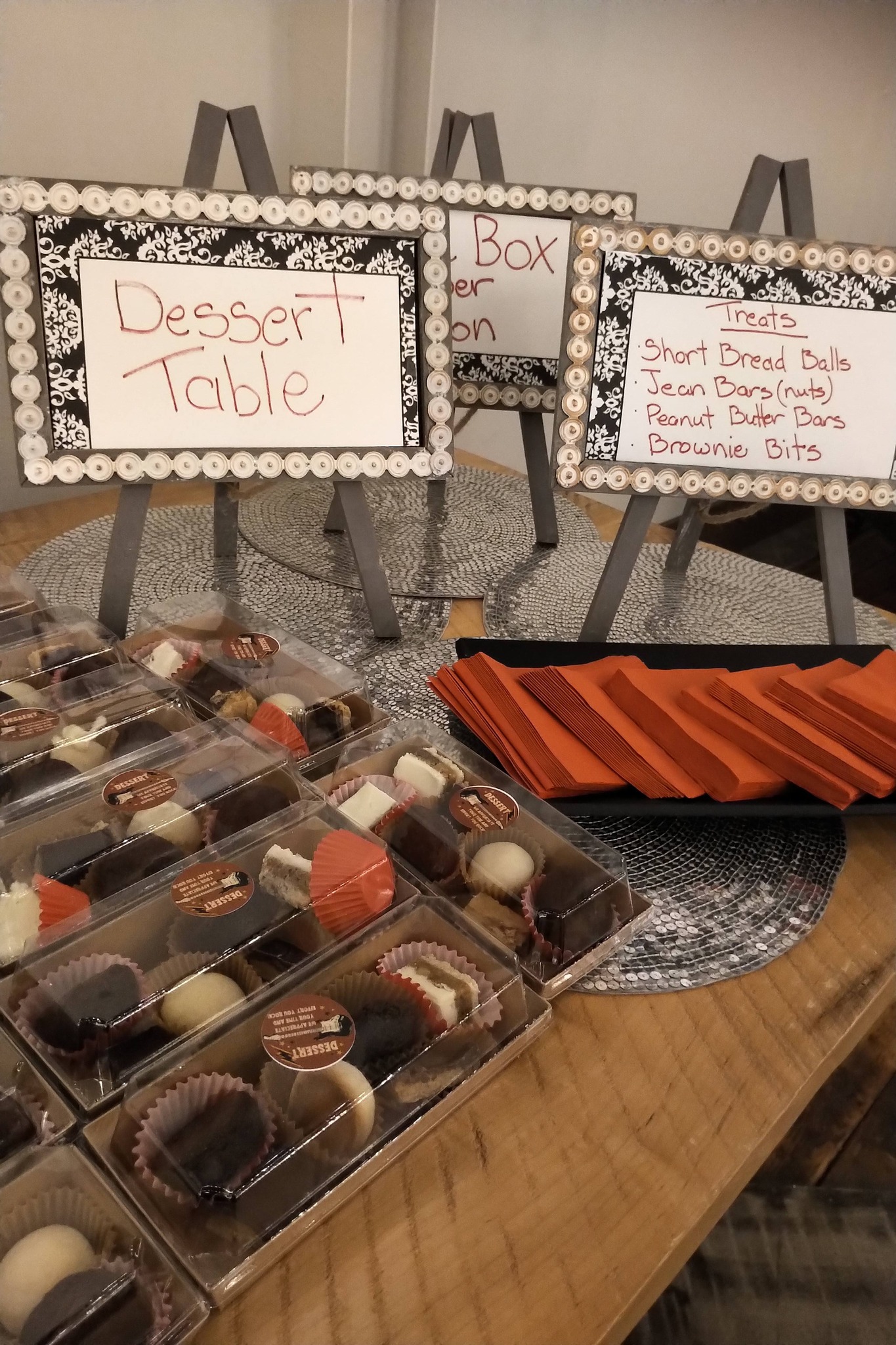 Dessert Table - CNO Mayor's Volunteer Recognition Dinner - Kinbridge Community Association