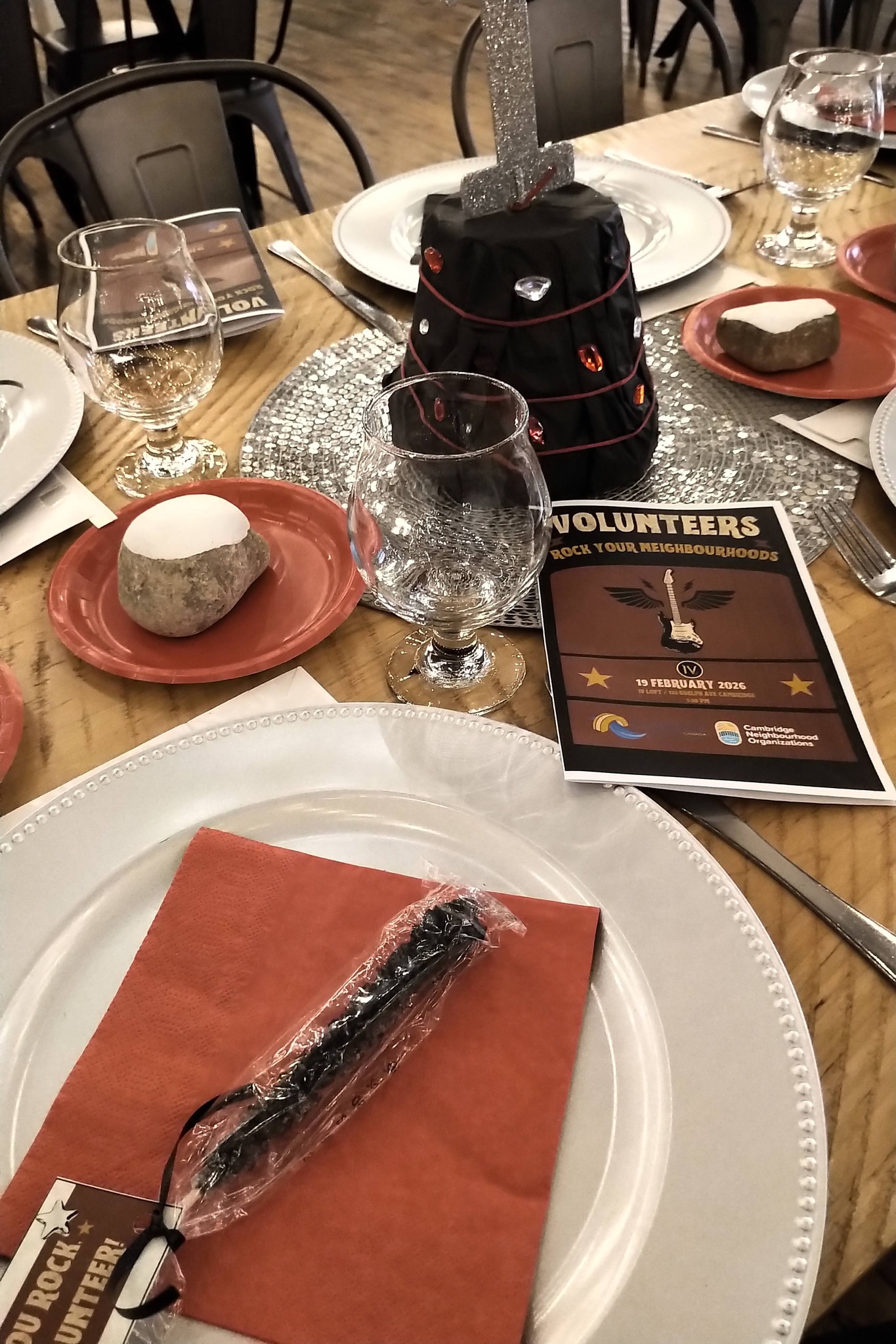 Table Setting - CNO Mayor's Volunteer Recognition Dinner - Kinbridge Community Association